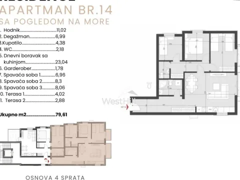 Sale, one bedroom apartment, 35m², Bečići, Budva - image 16