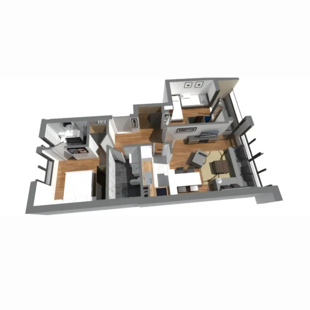 Prodaja, dvosoban stan, 64m², Centar, Podgorica