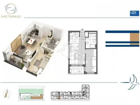Izdavanje, dvosoban stan, 44m², Novi Beograd Blok 67, Novi Beograd Sve Podlokacije - image 23