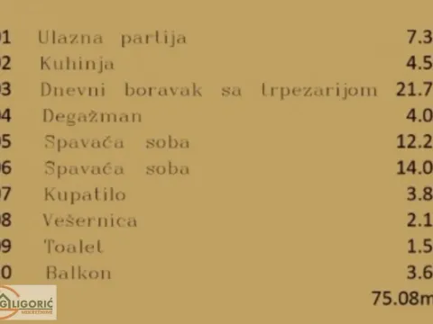 Prodaja, trosoban stan, 75m², Banovo Brdo, Beograd - image 22