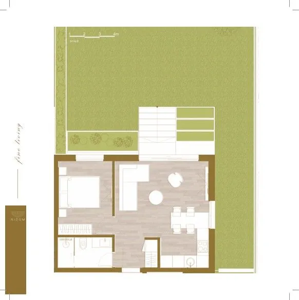 Prodaja, jednosoban stan, 40m², Stari Aerodrom, Podgorica