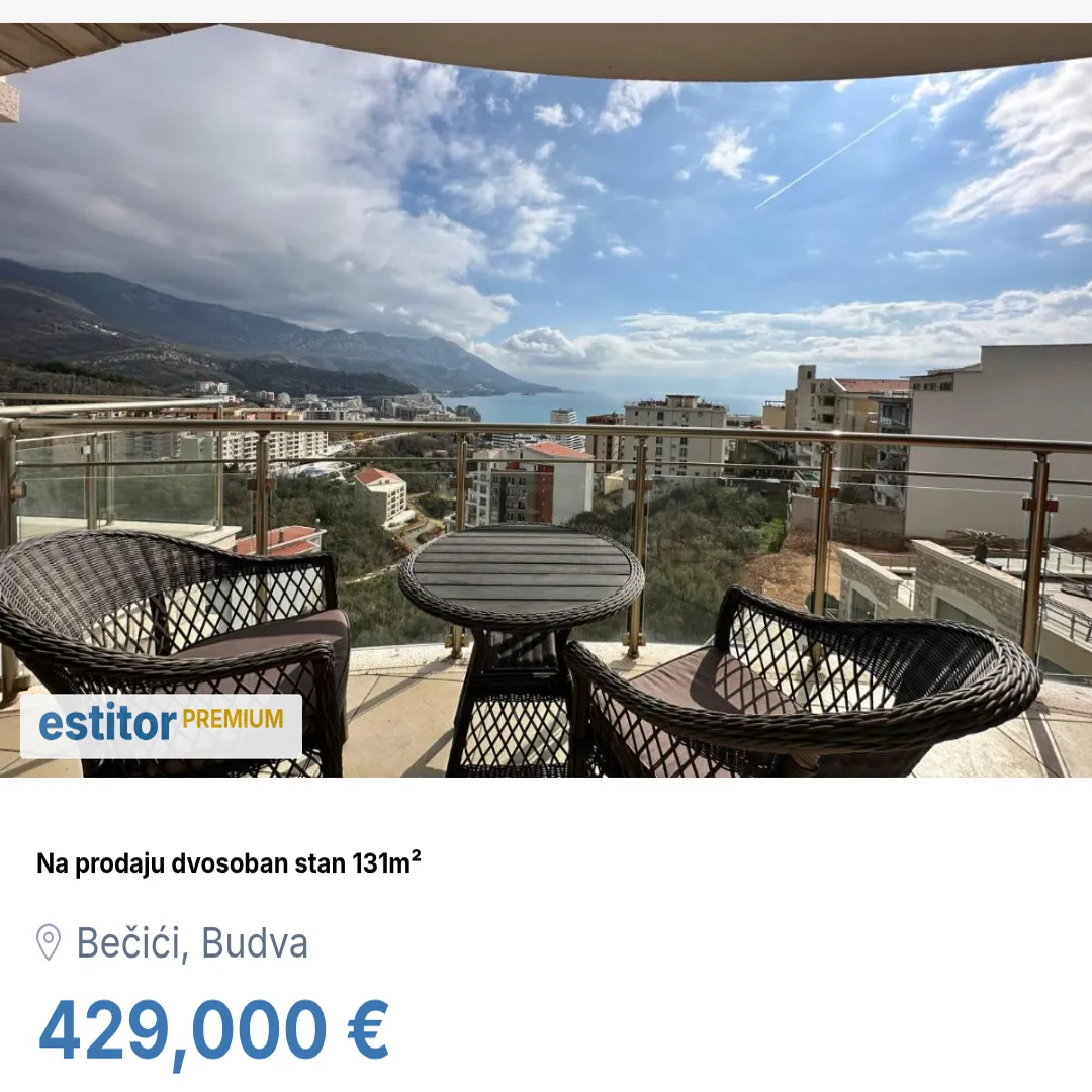 Prodaja, dvosoban stan, 131m², Bečići, Budva