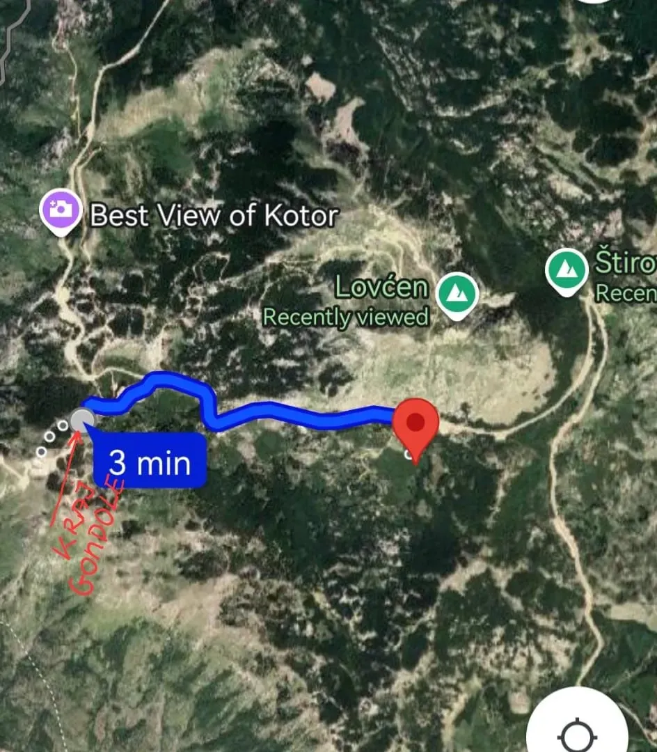 Prodaja, plac, 1309m², Njeguši, Cetinje