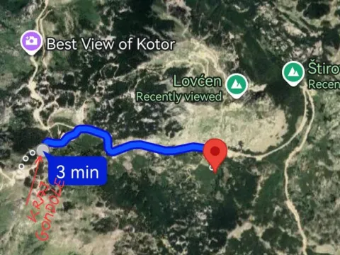 Prodaja, plac, 1309m², Njeguši, Cetinje - image 5