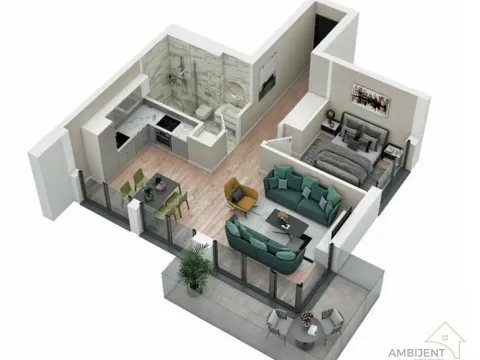 Prodaja, dvosoban stan, 49m2, Centar, Beograd