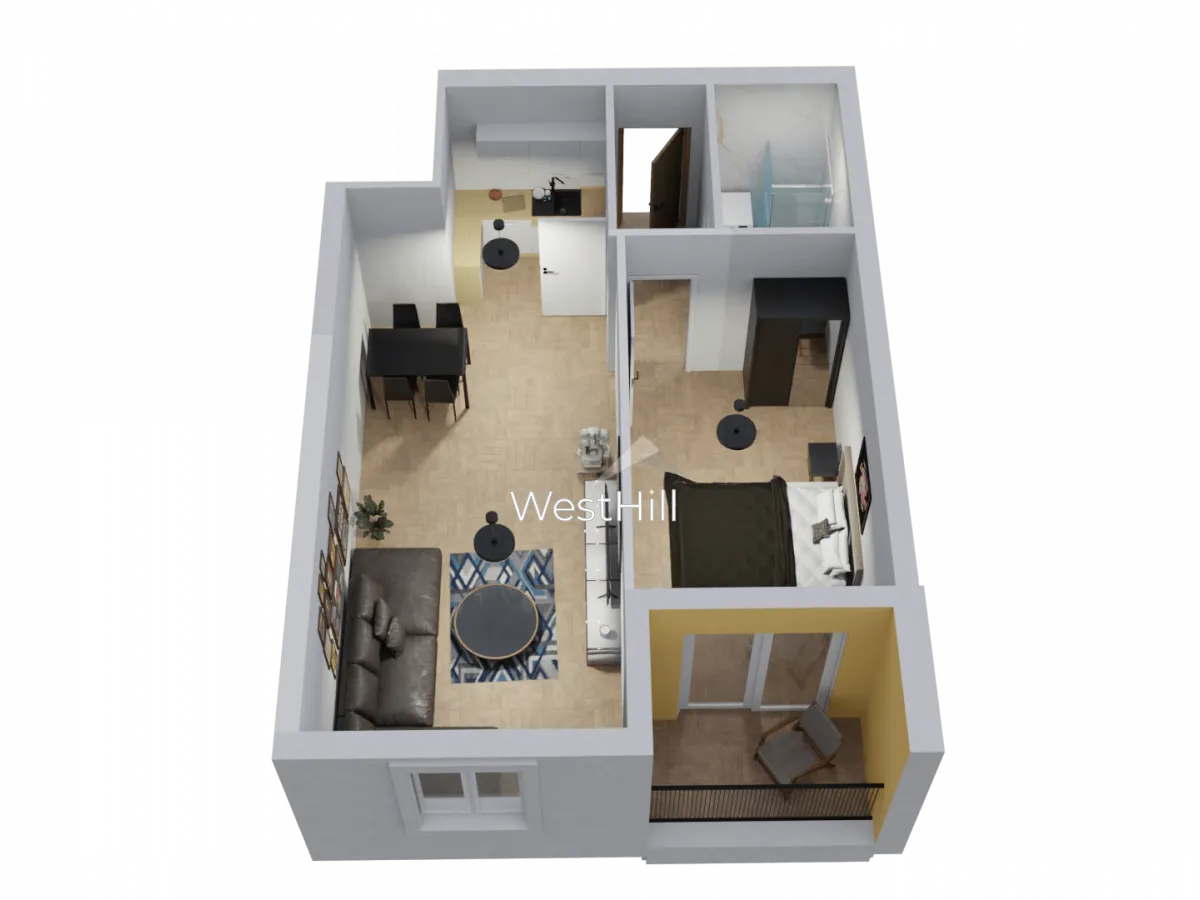 Sale, studio apartment, 33m², Bar, Crna Gora