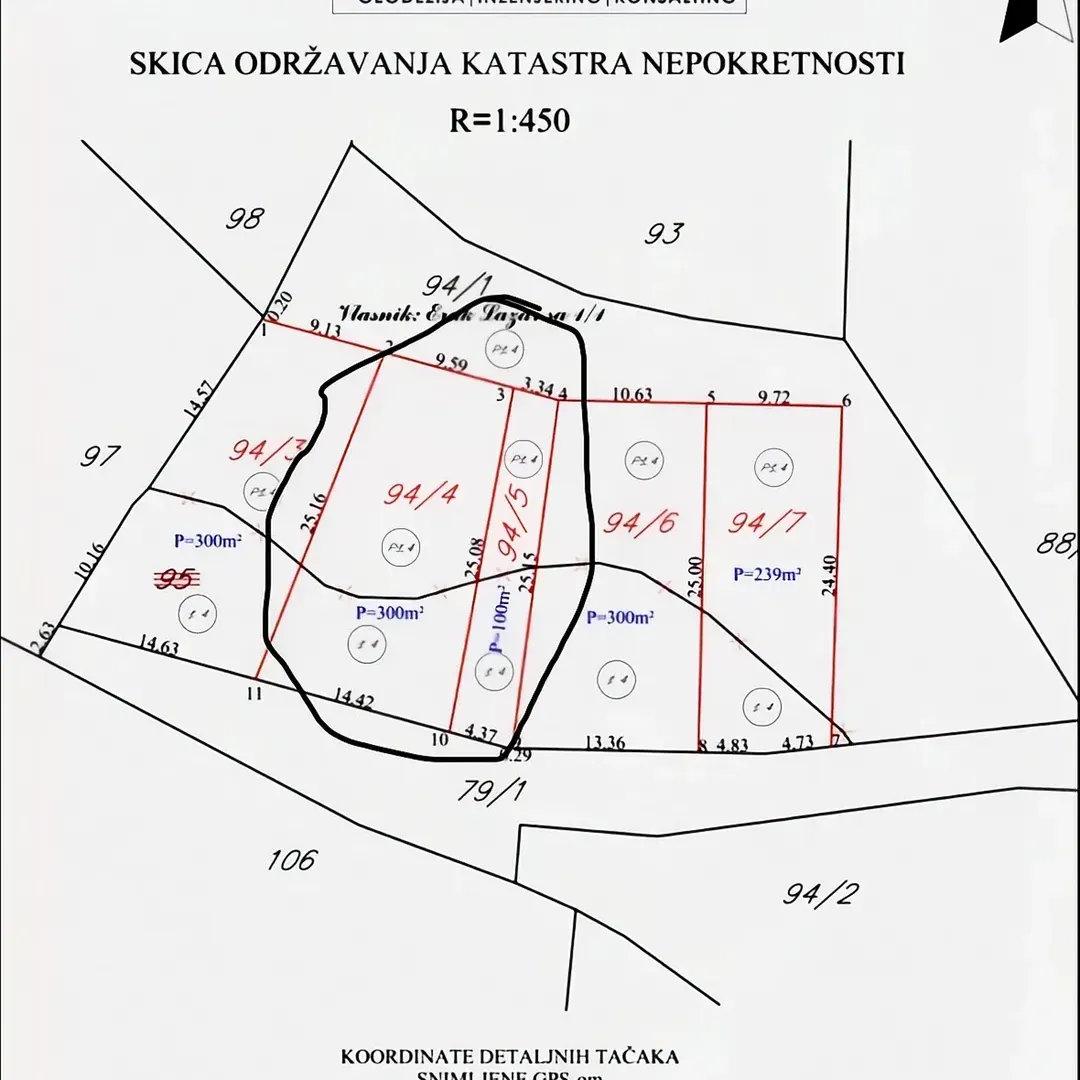 Prodaja, plac, 400m², Luštica, Herceg Novi