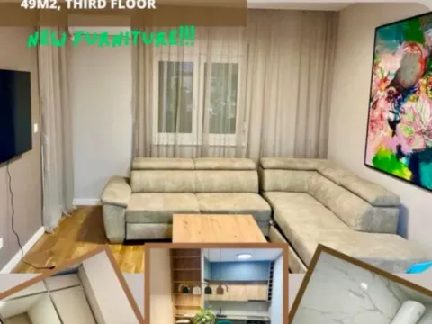 Izdavanje, jednosoban stan, 49m², Zabjelo, Podgorica