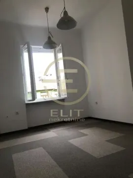 Empty room with a window and pendant lamps on the ceiling. - image 13