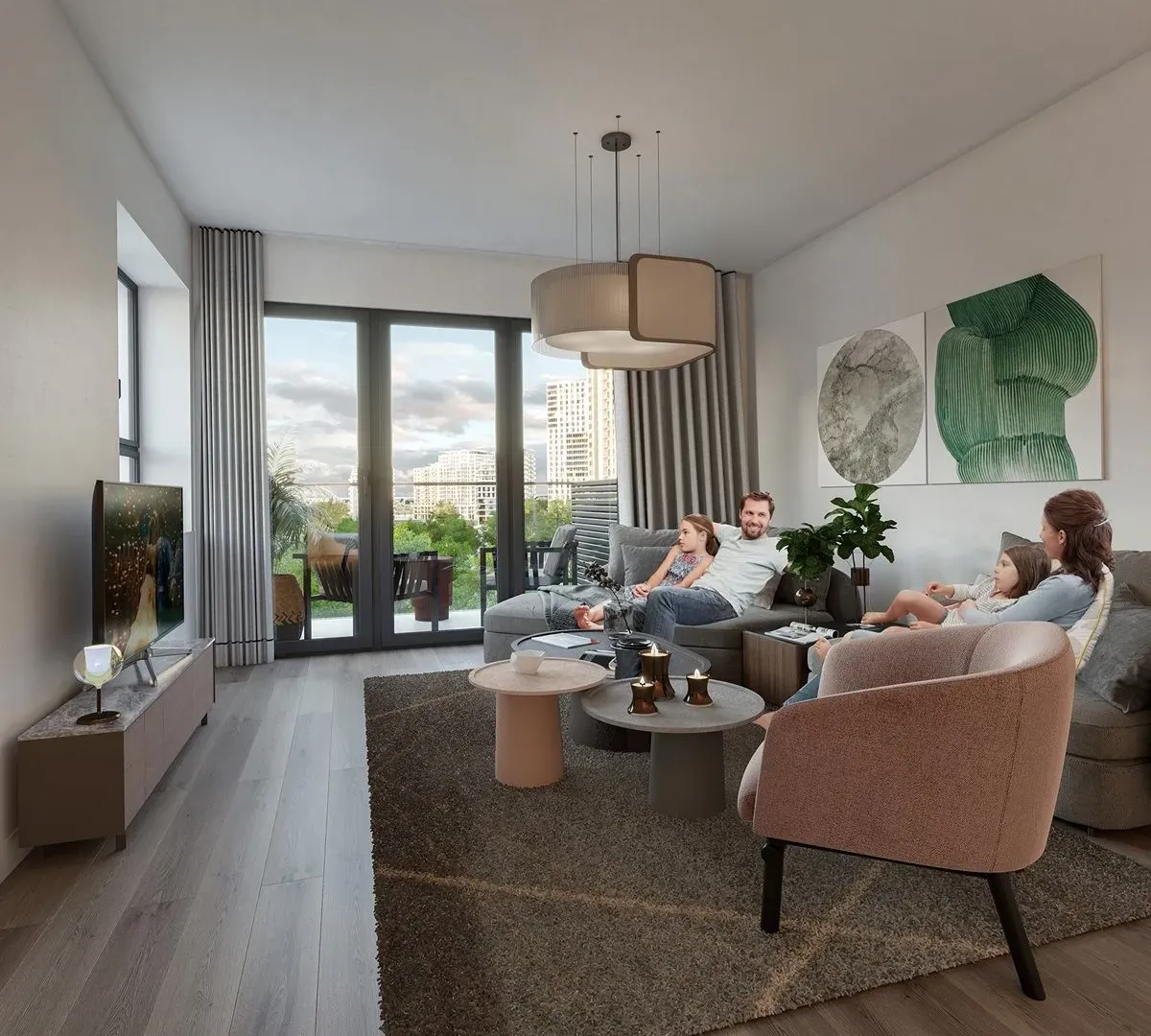 Sale, three bedroom apartment, 90m², Beograd Na Vodi, Beograd