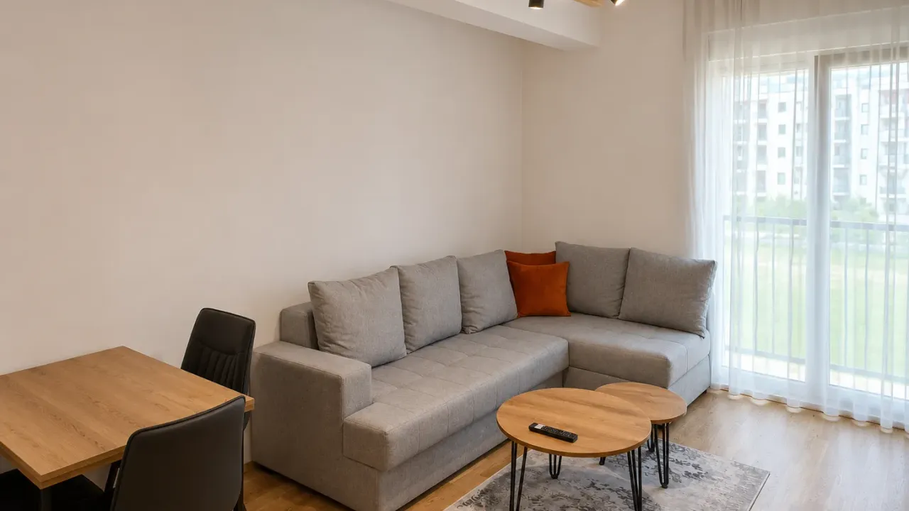 Rent, one bedroom apartment, 36m², Stari Aerodrom, Podgorica