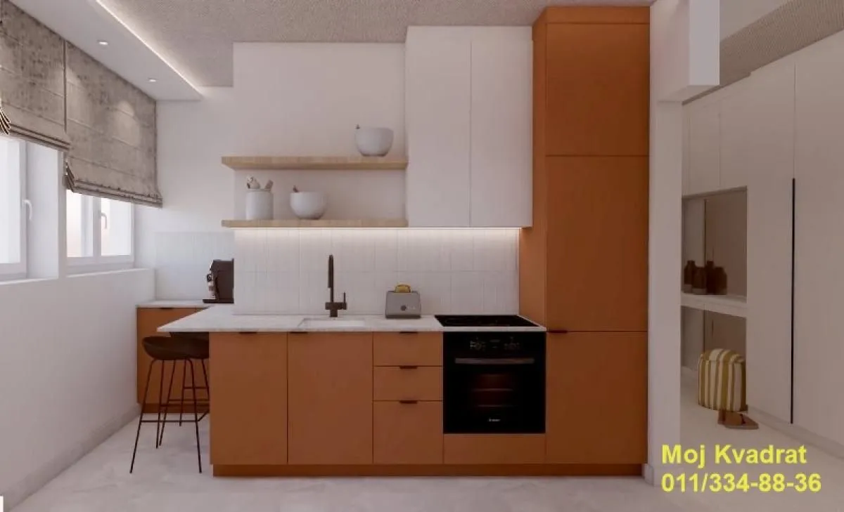 Sale, two bedroom apartment, 60m², Stari Grad, Beograd