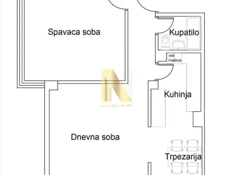 Rent, two bedroom apartment, 56m², Liman 2, Novi Sad Sve Podlokacije - image 13