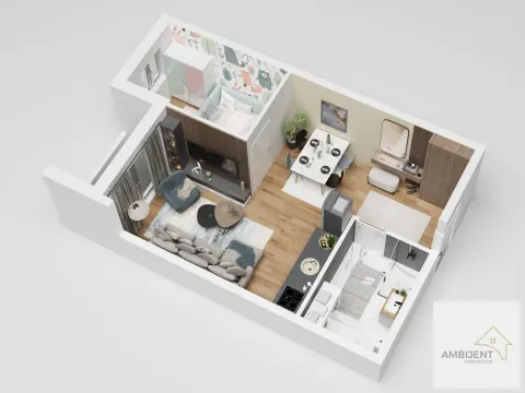 Sale, two bedroom apartment, 49m², Mirijevo Sve Podlokacije, Beograd