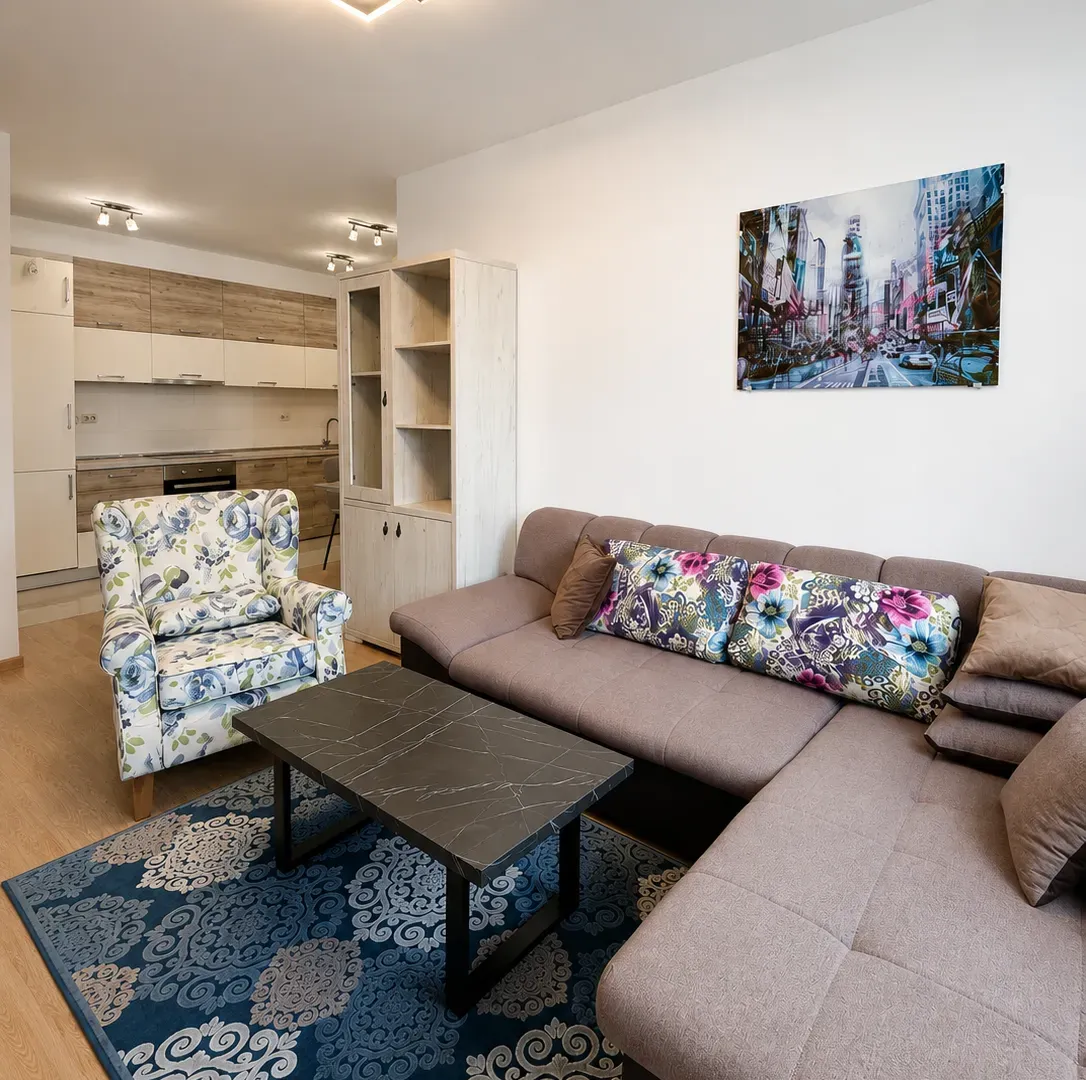 Rent, two bedroom apartment, 71m², City Kvart, Podgorica