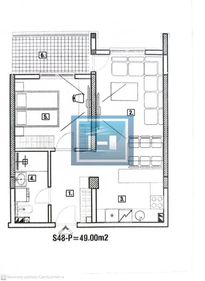Prodaja, jednosoban stan, 49m², Paraćin, Srbija