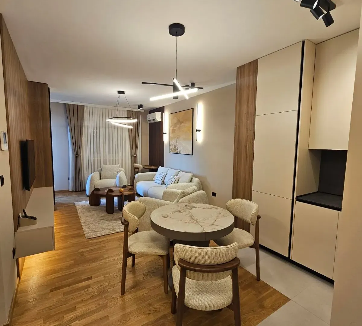 Rent, one bedroom apartment, 47m², Stari Aerodrom, Podgorica