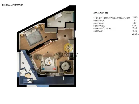 Prodaja, jednosoban stan, 68m², Bečići, Budva - image 8