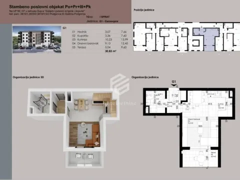 Prodaja, jednosoban stan, 45m², Ljubović, Podgorica - image 4