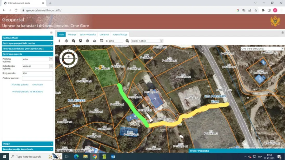 Sale, land lot, 1135m², Radanovići, Kotor