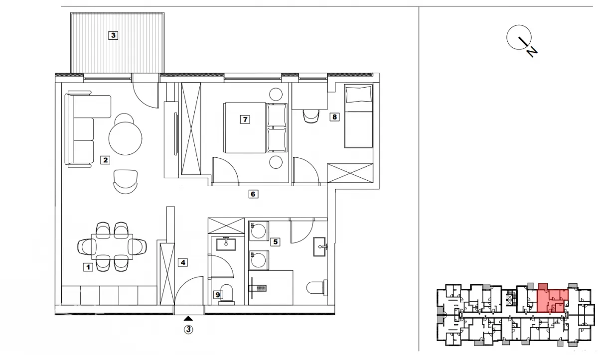 Prodaja, trosoban stan, 65m², Nova Pazova, Stara Pazova