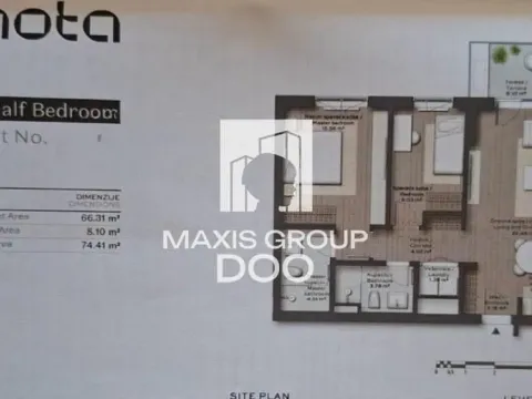 Sale, two bedroom apartment, 54m², Savski Venac, Beograd - image 19
