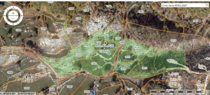 Sale, land lot, 20000m², Cetinje, Crna Gora