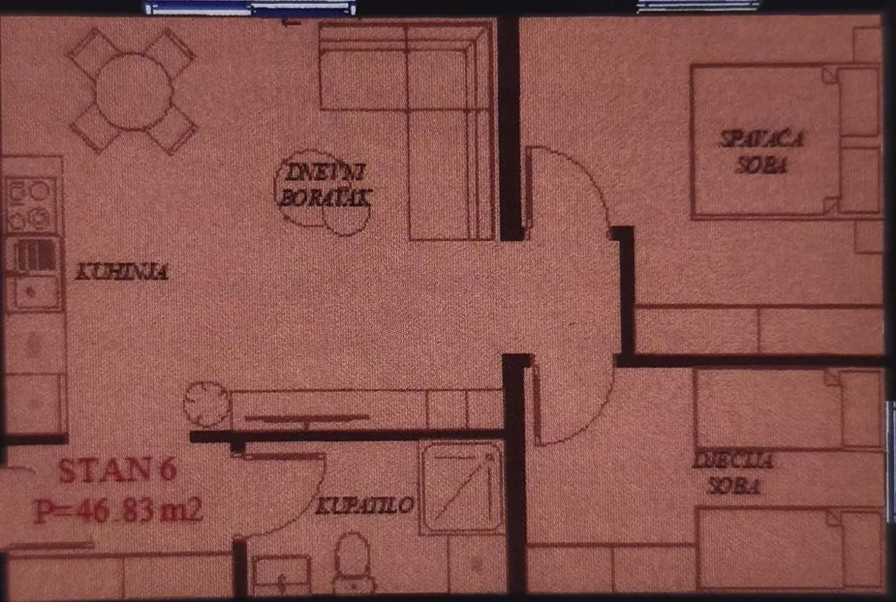 Prodaja, dvosoban stan, 52m², Podgorica, Crna Gora