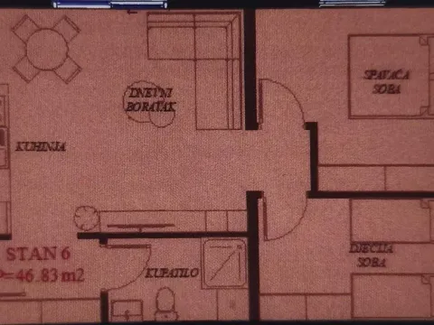 Sale, two bedroom apartment, 52m², Podgorica, Crna Gora - image 37