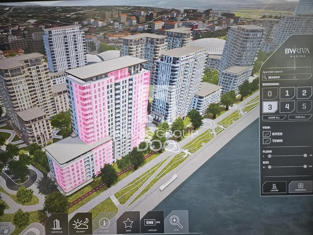 Prodaja, četvorosoban stan, 93m², Savski Venac, Beograd