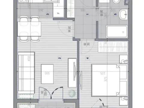 Prodaja, jednosoban stan, 40m², Zabjelo, Podgorica - image 2