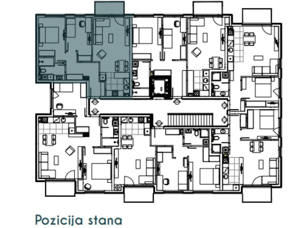 Sale, three bedroom apartment, 67m², Altina, Beograd