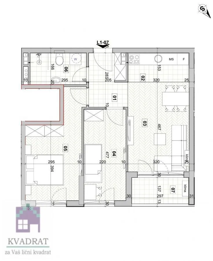 Prodaja, trosoban stan, 59m², Veternik, Novi Sad Sve Podlokacije