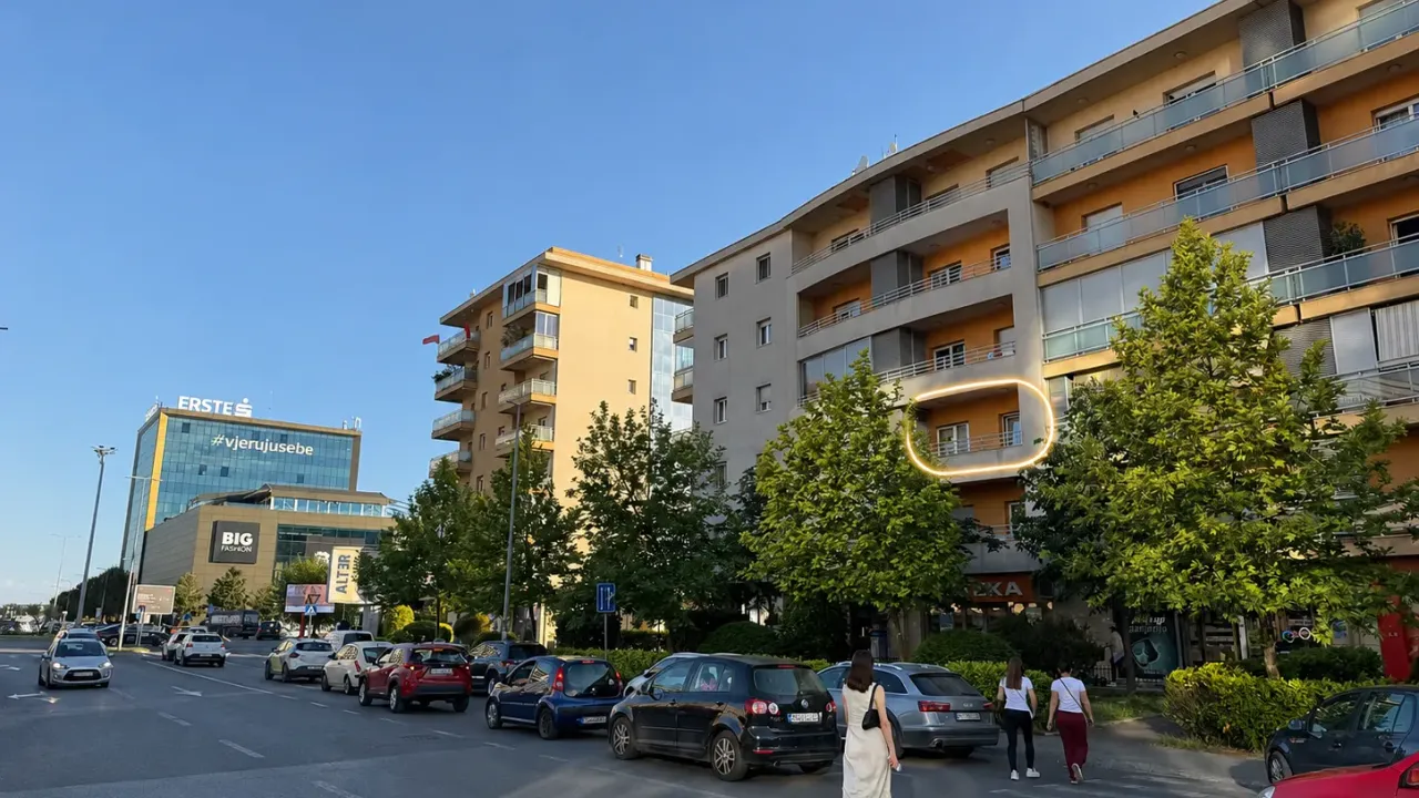 Rent, two bedroom apartment, 50m², City Kvart, Podgorica
