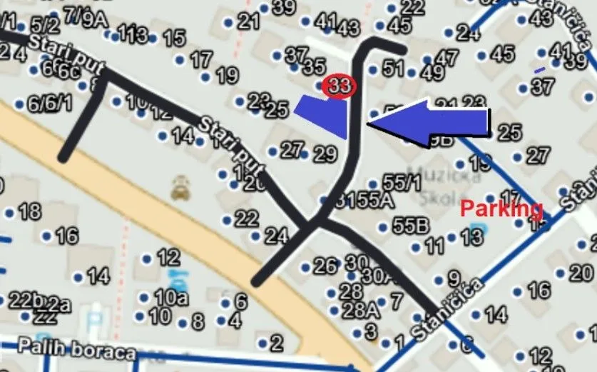 Prodaja, plac, 672m², Kalimanj, Tivat