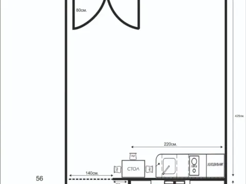 Sale, studio apartment, 29m², Ilino, Bar - image 2