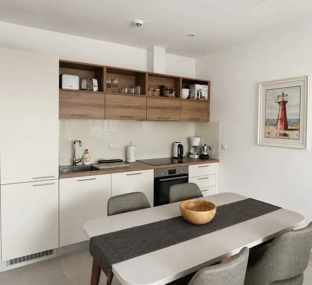 Rent, one bedroom apartment, 60m², Luštica Bay, Tivat