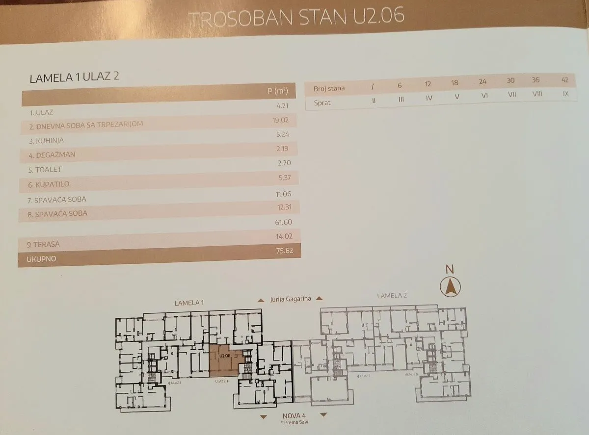Prodaja, trosoban stan, 76m², Novi Beograd Blok 25, Novi Beograd Sve Podlokacije
