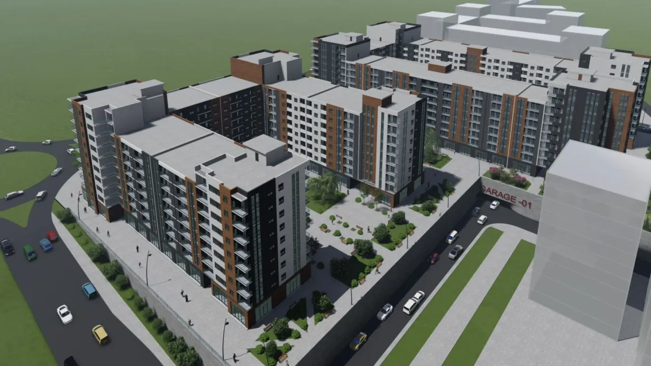 Izdavanje, dvosoban stan, 64m², Stari Aerodrom, Podgorica