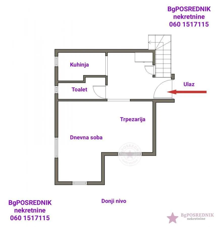 Sale, three bedroom apartment, 75m², Skojevsko Naselje, Beograd