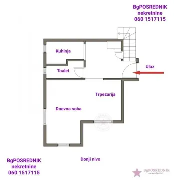 Sale, three bedroom apartment, 75m², Skojevsko Naselje, Beograd - image 2