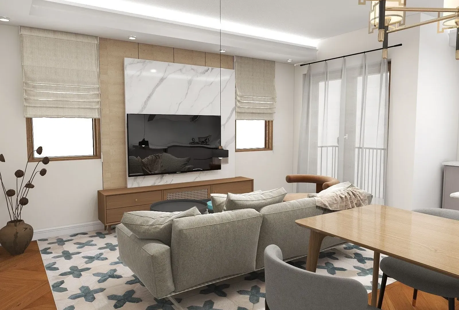 Sale, one bedroom apartment, 52m², Risan, Kotor