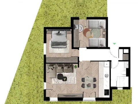 Prodaja, dvosoban stan, 56m², Tivat, Crna Gora - image 7