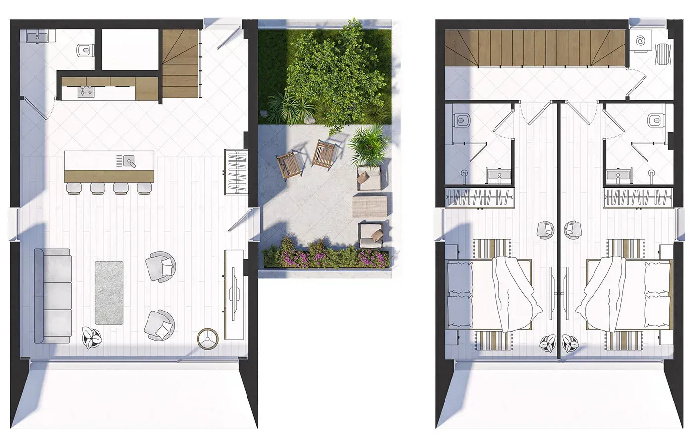 Rent, one bedroom apartment, 59m², Central Point, Podgorica