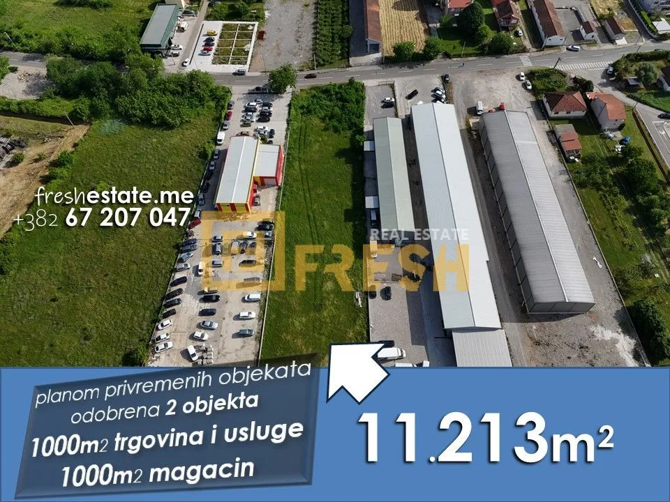Prodaja, plac, 11213m², Tološi, Podgorica