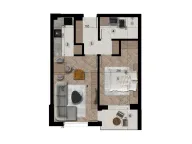 Sale, one bedroom apartment, 44m², Šušanj, Bar - image 3