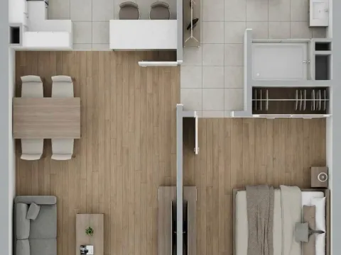 Sale, studio apartment, 32m², Kavač, Kotor - image 7