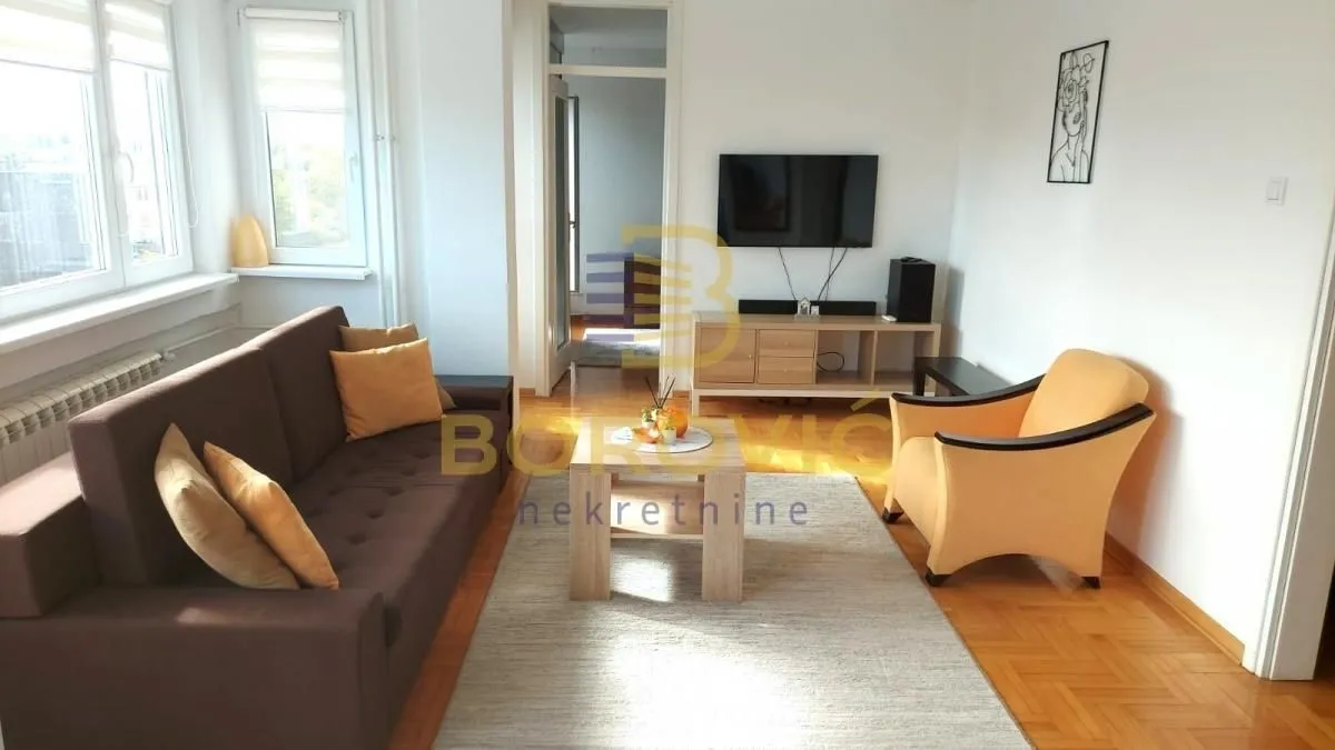 Izdavanje, dvosoban stan, 56m², Novi Beograd Blok 45, Novi Beograd Sve Podlokacije