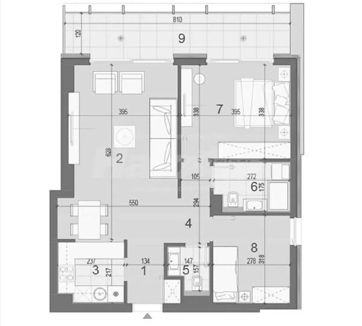 Prodaja, trosoban stan, 76m², Novi Beograd Blok 25, Novi Beograd Sve Podlokacije