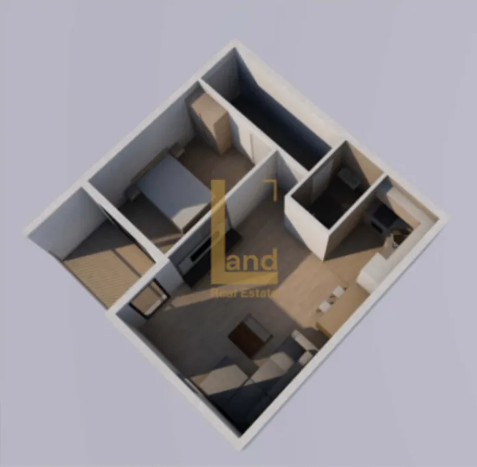 Prodaja, jednosoban stan, 44m², Zabjelo, Podgorica
